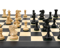 Highgrove Series Ebonized Staunton Chess Pieces - 3 Inches