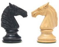 Bath Series Classic Staunton Ebony Chess Pieces - 4.3 Inches