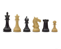 Columbus Series Ebony Chess Pieces - 4 Inches