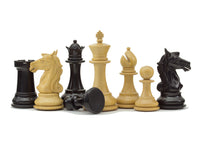 Columbus Series Ebony Chess Pieces - 4 Inches