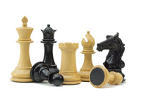 Columbus Series Ebony Chess Pieces - 4 Inches