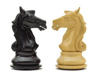 Columbus Series Ebony Chess Pieces - 4 Inches