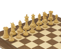 Columbus Series Ebony Chess Pieces - 4 Inches