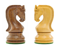Leningrad Series Acacia Chess Pieces - 4 Inches