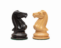 The Rochester Ebony Chess Pieces - 4 Inches