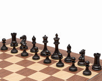 The Rochester Ebony Chess Pieces - 4 Inches