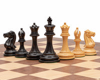 The Rochester Ebony Chess Pieces - 4 Inches