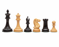 The Rochester Ebony Chess Pieces - 4 Inches