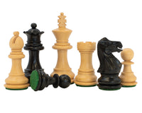 Kingsclere Staunton Ebony Chess Pieces - 2.5 Inches