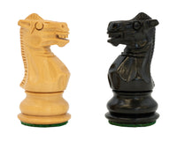 Kingsclere Staunton Ebony Chess Pieces - 2.5 Inches