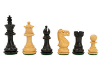 Kingsclere Staunton Ebony Chess Pieces - 2.5 Inches