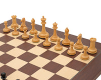 Harrwitz Series Ebonized Chess Pieces - 3.5 Inches