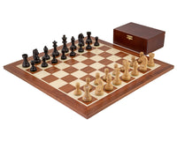 Down-Head Black Grand Championship Chess Set