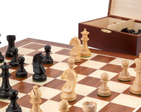 Down-Head Black Grand Championship Chess Set