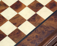 Finnesburg Traditional Brass And Briarwood Chess Set