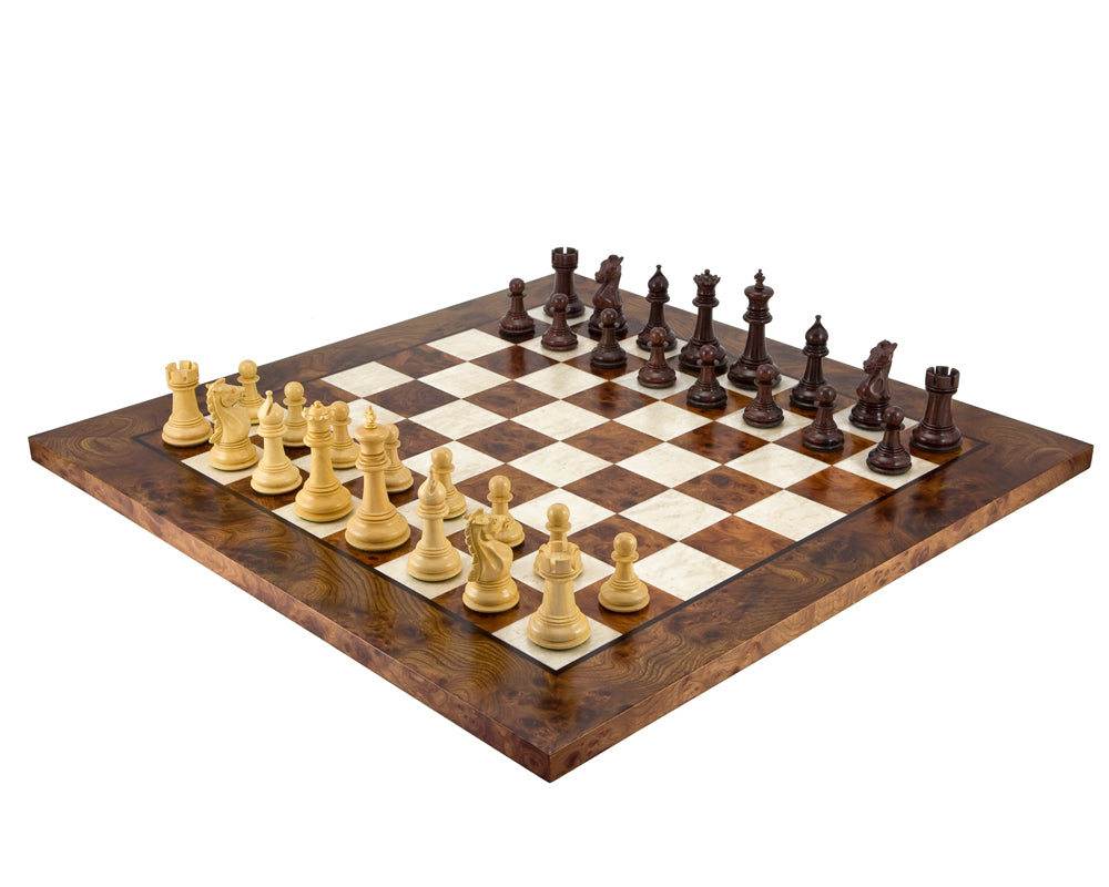 Madrid Rosewood And Briar Luxury Chess Set