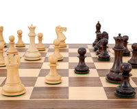 Sicilian Rosewood And Walnut Chess Set
