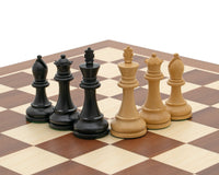 Competition Black Staunton Chess Set With Chess Piece Storage Case