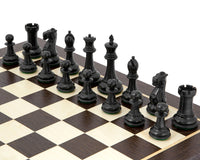Victoria Ebonized Wenge Tournament Chess Set