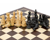 Victoria Ebonized Wenge Tournament Chess Set