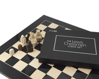 The Isle Of Lewis Black Gloss Chess Set