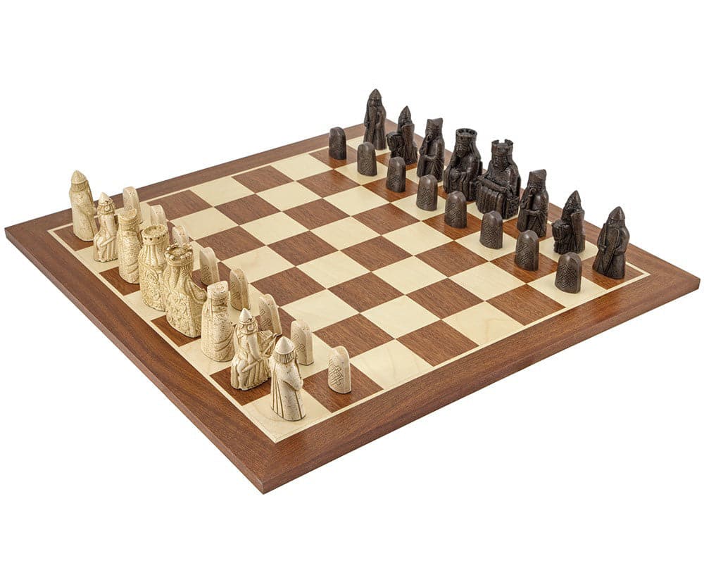 Isle Of Lewis Mahogany Chess Set â€“ Exquisite Craftsmanship