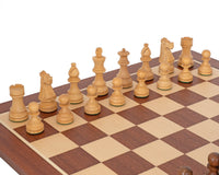 French Knight Sheesham Mahogany Chess Set