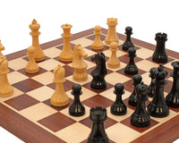World Chess Championship Chess Set With Chess Clock And Wooden Storage Case For Chess Pieces