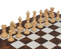 Classic Staunton Ebony & Dark Walnut Bath Series Grand Chess Set