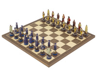 Pirates Vs. Navy Hand-Painted Themed Chess Set By Italfama
