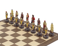 Pirates Vs. Navy Hand-Painted Themed Chess Set By Italfama