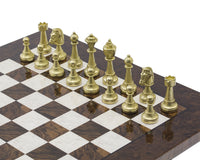 The Finnesburg And Dark Walnut Luxury Chess Set