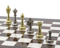 The Finnesburg And Dark Walnut Luxury Chess Set