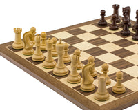 The Leningrad Acacia And Walnut Chess Set