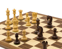 The Leningrad Acacia And Walnut Chess Set