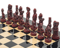 Berkeley Chess Movie Stars Black Cardinal Grand Chess Set
