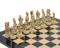 Berkeley Chess Movie Stars Black Cardinal Grand Chess Set