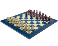 Berkeley Chess Alice In Wonderland Cardinal Blue Chess Set