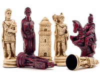 The Berkeley Chess Roman Blue Cardinal Chess Set