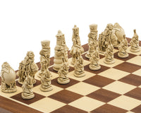 Berkeley Chess Alice In Wonderland Russet & Mahogany Chess Set