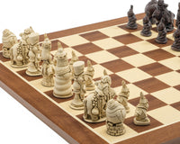 Berkeley Chess Alice In Wonderland Russet & Mahogany Chess Set