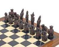 The Berkeley Chess Mandarin Russet Palisander Chess Set