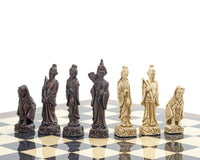 The Berkeley Chess Mandarin Russet Palisander Chess Set