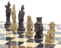 The Berkeley Chess Mandarin Russet Palisander Chess Set