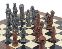 The Berkeley Chess Camelot Metal And Palisander Chess Set
