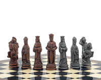The Berkeley Chess Camelot Metal And Palisander Chess Set