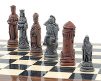 The Berkeley Chess Camelot Metal And Palisander Chess Set