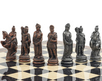 The Berkeley Chess Roman Metal And Palisander Chess Set