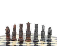 The Berkeley Chess Victorian Metal And Palisander Chess Set