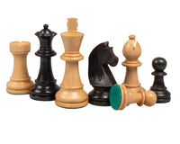The Down-Head Knight And Black Deluxe Chess Set With Chess Piece Storage Case